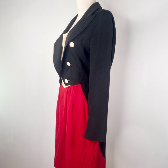 Moschino Cheap & Chic - Tuxedo Illusion Dress - Picture 5 of 8